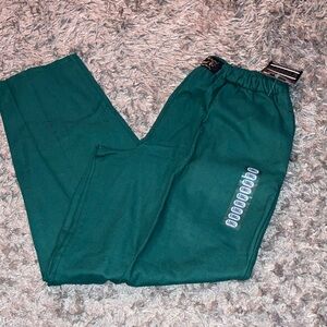 Unisex the Vermont flannel company solid Green sleep lounge Pants XS men’s women